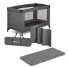 PETITE&MARS Utazóágy Koot Lite matraccal Foldie, Dark Grey