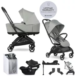   EASYWALKER Babakocsi szett 4 az 1-ben Rockey S Fresh Green + CYBEX Aton B2 i-Size + bázis