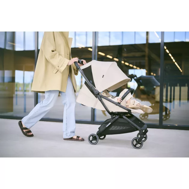 EASYWALKER Babakocsi szett 4 az 1-ben Rockey S Bright Taupe + CYBEX Aton B2 i-Size + bázis