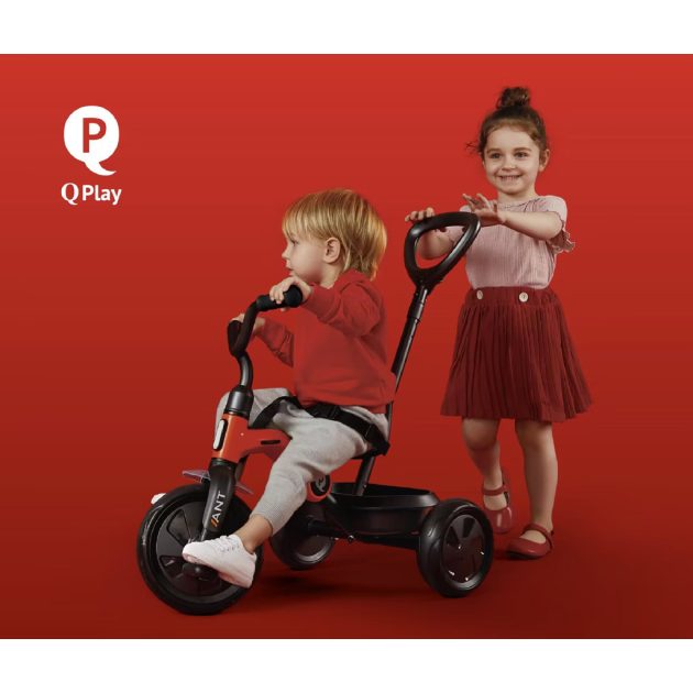 QPLAY Tricikli Ant plus Rose, életkor 2 - 6 év