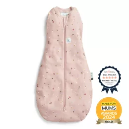   ERGOPOUCH 2 az 1-ben pólya és alvózsák Cocoon Daisies 0-3 hó 3-6 kg 0,2 tog