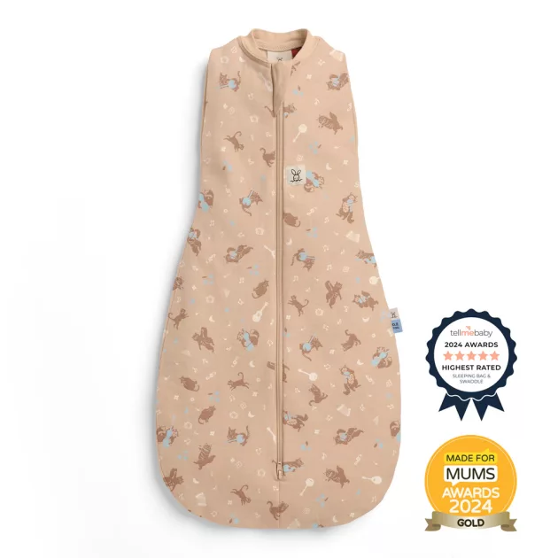 ERGOPOUCH Pólya és hálózsák 2 az 1-ben Cocoon Melody 3-6hó, 6-8kg, 0,2tog