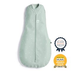   ERGOPOUCH 2 az 1-ben pólya és alvózsák Cocoon Sage 6-12 hó, 8-10 kg, 1 tog