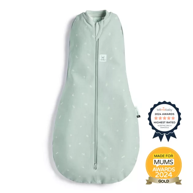 ERGOPOUCH 2 az 1-ben pólya és alvózsák Cocoon Sage 6-12 hó, 8-10 kg, 1 tog