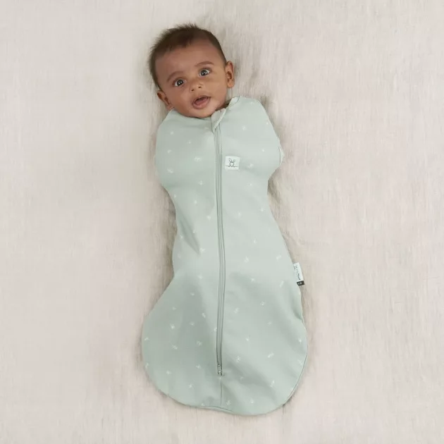 ERGOPOUCH 2 az 1-ben pólya és alvózsák Cocoon Sage 6-12 hó, 8-10 kg, 1 tog