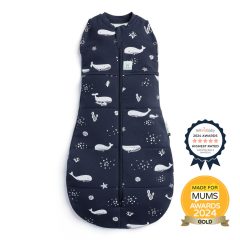   ERGOPOUCH Pólya és hálózsák 2 az 1-ben 0-3 hónap 3-6 kg 2,5 tog - Cocoon Whale