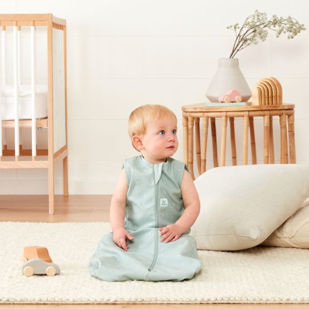 ERGOPOUCH Hálózsák organikus pamut 8-24 hó 8-14 kg 0,2 tog - Jersey Sage