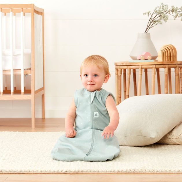 ERGOPOUCH Hálózsák organikus pamut 8-24 hó 8-14 kg 0,2 tog - Jersey Sage