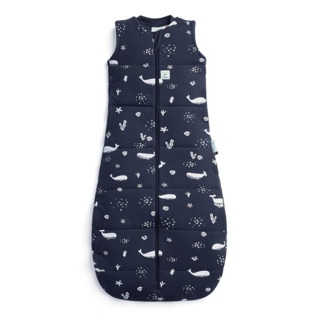 ERGOPOUCH Organikus pamut alvózsák 3-12 hó 6-10 kg 2,5 tog - Jersey bálna