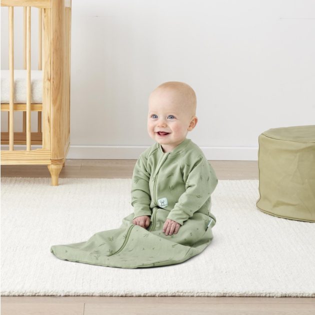 ERGOPOUCH Alvózsák ujjakkal, organikus pamut 3-12 hó 6-10 kg 1 tog - Jersey Willow