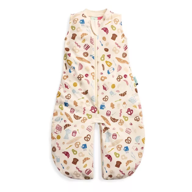 ERGOPOUCH Hálózsák és kezeslábas 2 az 1-ben organikus pamut Suit Bon Appetit 8-24 hónap, 8-14 kg, 0,