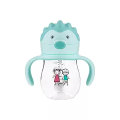 Akuku Tanulópohár súlyozott szívószállal – Menta