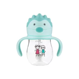 Akuku Tanulópohár súlyozott szívószállal – Menta