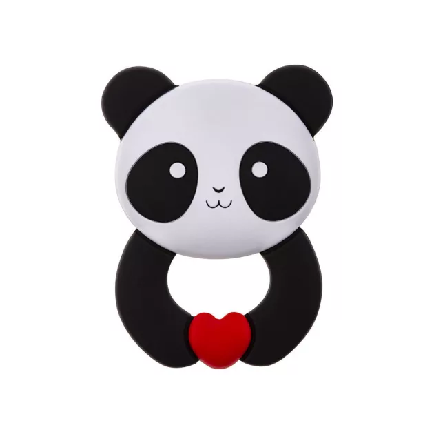 Akuku Szilikon rágóka – Panda