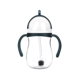   Akuku Szívószálas pohár súlyozott szívószállal – Kék/Szürke