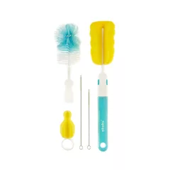 Akuku Szívószál- és csőkefe szett – Kék