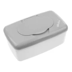 Akuku Törlőkendő tartó doboz – Szürke/Fehér