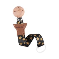 Akuku Cumi lánc csipesszel – Arany csillagok