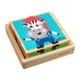 Akuku Baba fejlesztő puzzle kockák