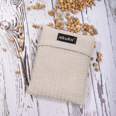 Akuku Cseresznyemag melegítőpárna 13×16 cm – Bézs