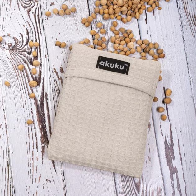 Akuku Cseresznyemag melegítőpárna 13×16 cm – Bézs