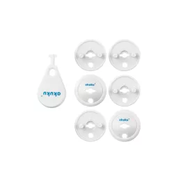 Akuku Konnektorvédő (6 db) – Fehér