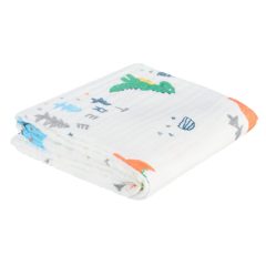 Akuku Muszlin takaró 110×105 cm – Dínók