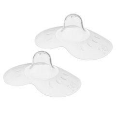 Akuku Szilikon mellbimbóvédő tokban – L méret (2 db)