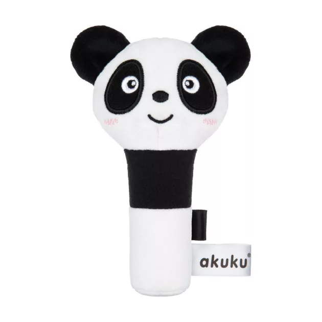 Akuku Puha plüss csörgő – Panda