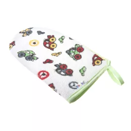 Akuku Fürdőkesztyű frottír, PU szivaccsal – Autók