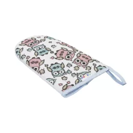 Akuku Fürdőkesztyű frottír, PU szivaccsal – Baglyok