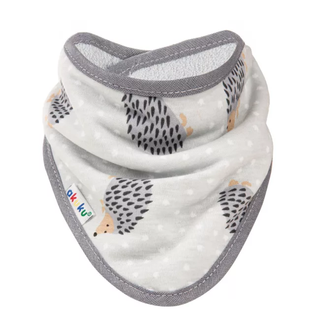 Akuku Háromszög alakú előke/kendő (sünis, 1 db)