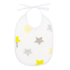 Akuku Baba előke, 18×19 cm, kötős