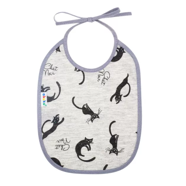 Akuku Baba előke, 18×19 cm, kötős