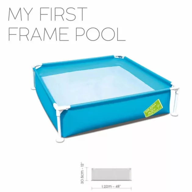 Bestway Első fémvázas medencém 122 x 122 x 30,5 cm