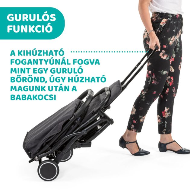 Chicco TROLLEYme babakocsi automata zárral 0-15 kg, 0-3 év, Stone