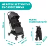 Chicco TROLLEYme babakocsi automata zárral 0-15 kg, 0-3 év, Stone