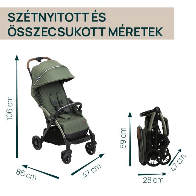 Chicco Goody XPlus babakocsi 22 kg-ig - Twinkle Green