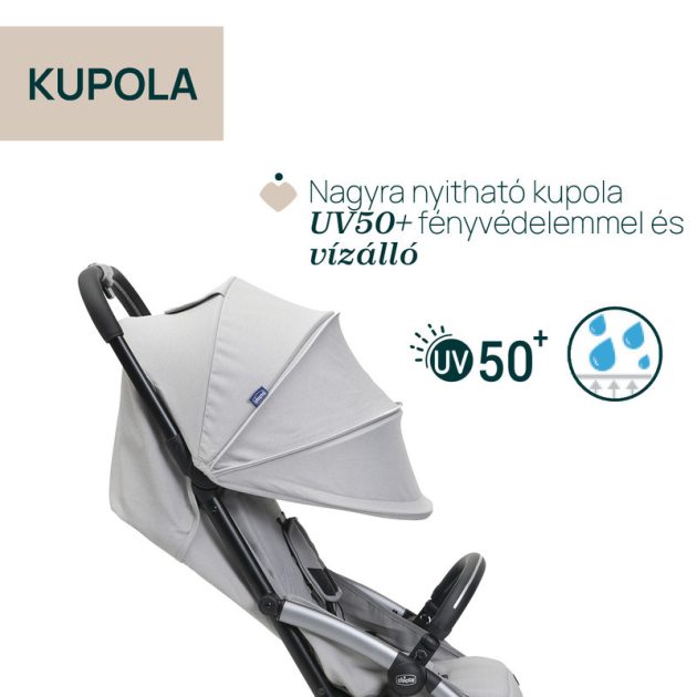 Chicco Goody XPlus babakocsi 22 kg-ig - Pearl Grey