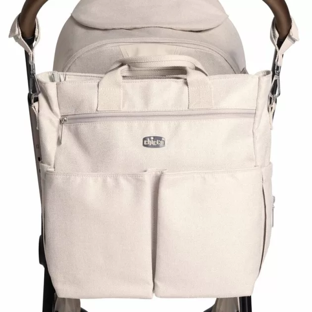 Chicco Parent Bag kismamatáska és válltáska 11 tárolózsebbel, pelenkázóval - szürke