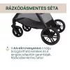 Chicco BELLAGIO babakocsi önzáródással 22 kg-ig trió rendszerré bővíthető