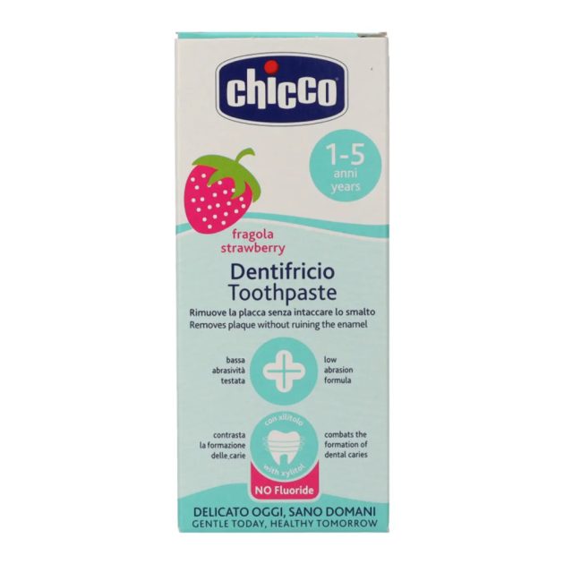 Chicco Eper ízű fluormentes fogkrém Xilittel 50ml 1-5 év