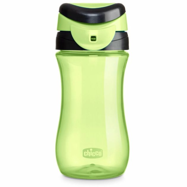 Chicco Kids Travel Cup 350ml pohárperemű itató - zöld