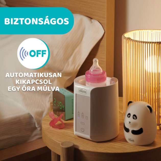 Chicco Cumisüveg melegítő Home-Travel otthonra és autóba adapterrel