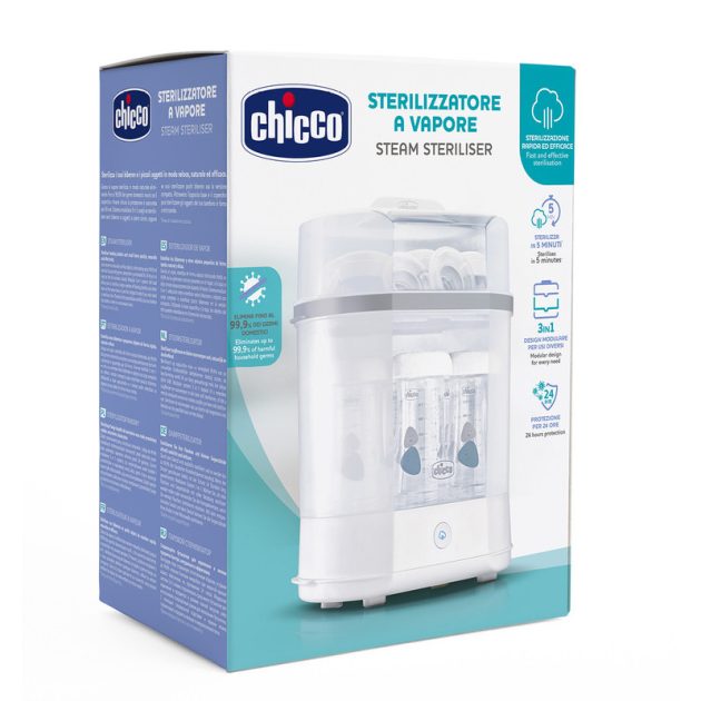 Chicco Elektromos gőzsterilizáló 3in1-ben - fehér