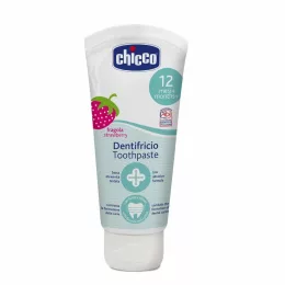   Chicco Eper ízű fogkrém fluoridos 50 ml xilittel - 1-5 év