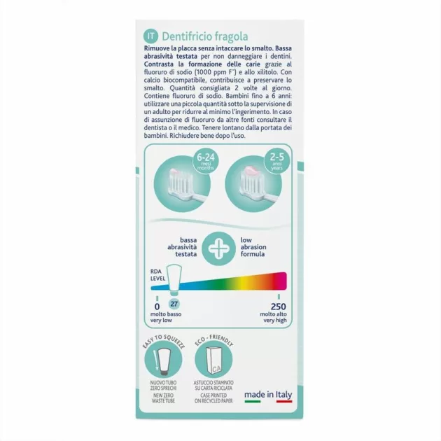Chicco Eper ízű fogkrém fluoridos 50 ml xilittel - 1-5 év