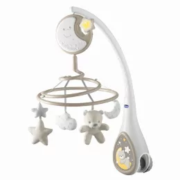   Chicco Next 2 Dreams zenélő forgóka - éjszakai fény Neutral