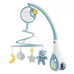   Chicco Next 2 Dreams zenélő forgóka - éjszakai fény kék