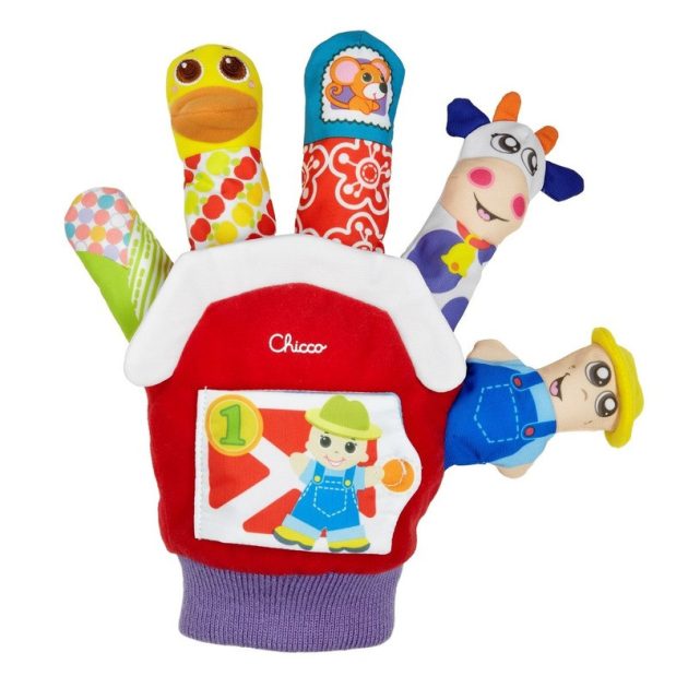 Chicco Farmudvar Ujjbáb - kézre húzható Finger Pupet bábjáték kesztyű